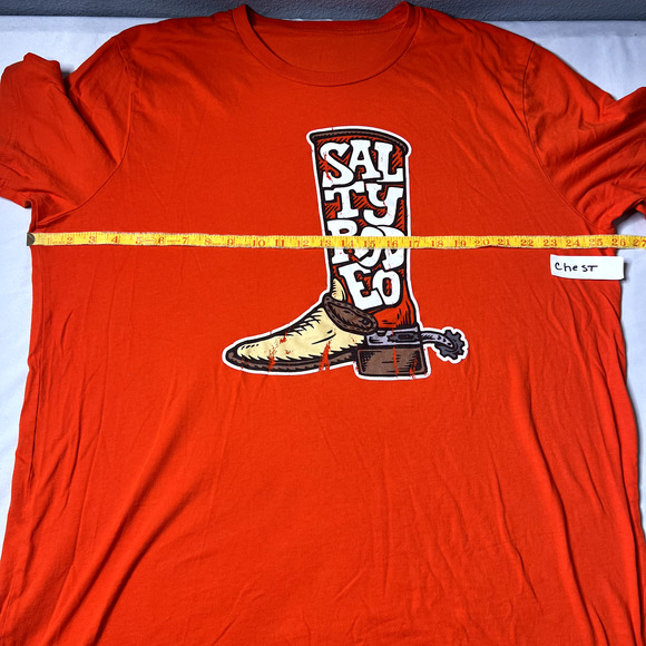 Salty Rodeo Red Guz Tee Unisex‎ 2XL Western Culture Quality T-Shirt Ranch Wear - Picture 5 of 10